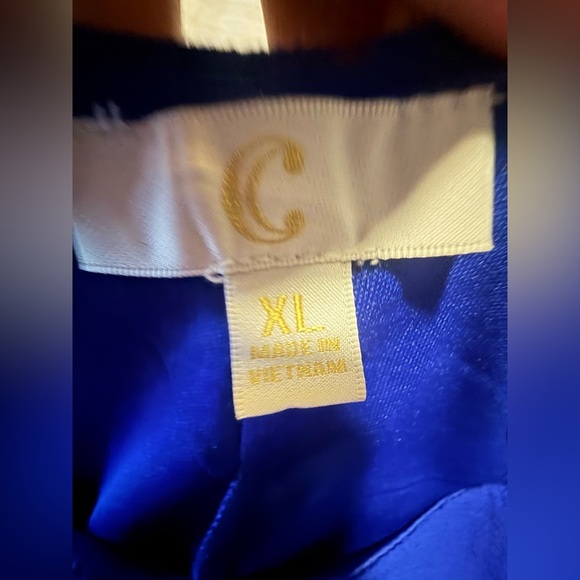 C Brand Royal Blue Dress Cold Shoulder - Picture 6 of 7